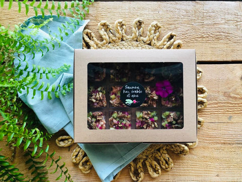 Verrines de saumon, kiwi et érable