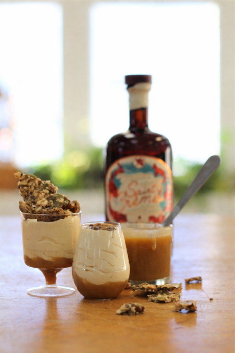 Verrine dessert au Saint-Crème